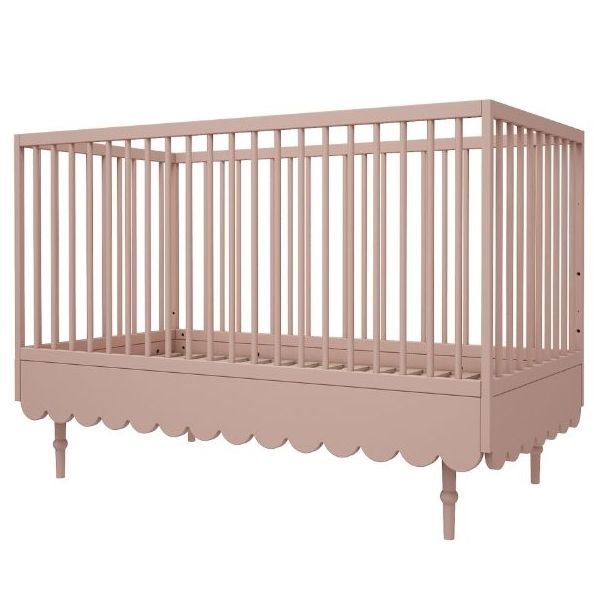 Lit bébé évolutif Babushka 70 x 140 cm - Rose