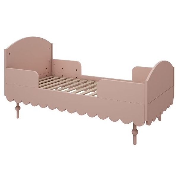 Lit bébé évolutif Babushka 70 x 140 cm - Rose