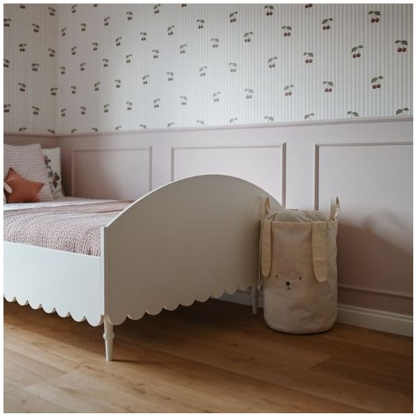 Babushka Single Bed 90 x 200 cm - White