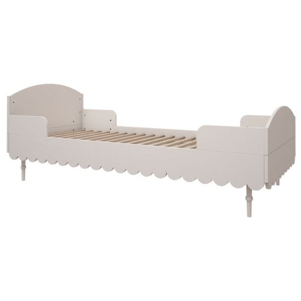 Babushka Single Bed 90 x 200 cm - White