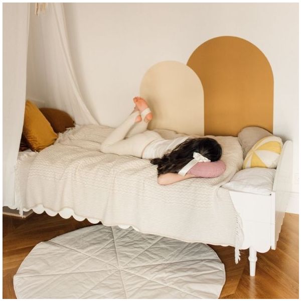 Babushka Single Bed 90 x 200 cm - White