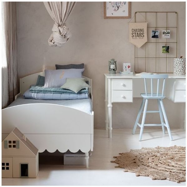 Babushka Single Bed 90 x 200 cm - White