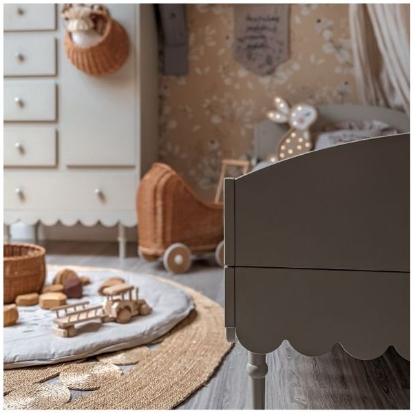 Lit simple Babushka 90 x 200 cm - Olive