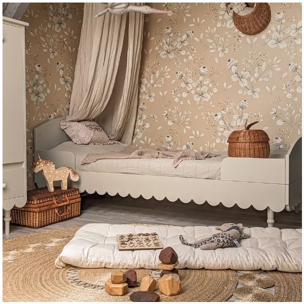 Lit simple Babushka 90 x 200 cm - Olive