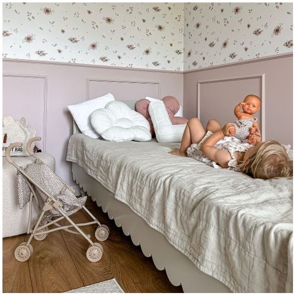 Lit simple Babushka 90 x 200 cm - Olive