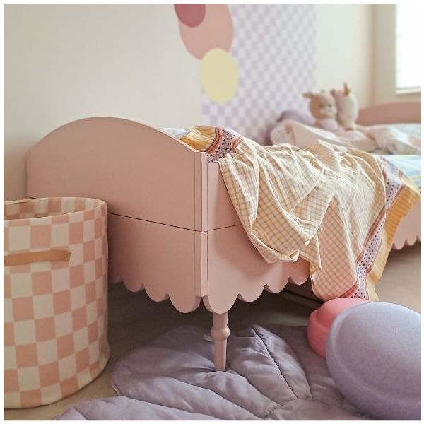 Lit simple Babushka 90 x 200 cm - Rose