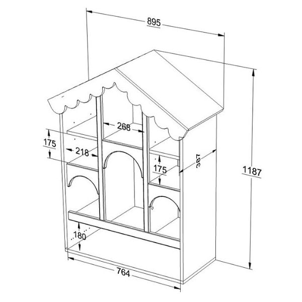 Maison de poupée Babushka - Olive