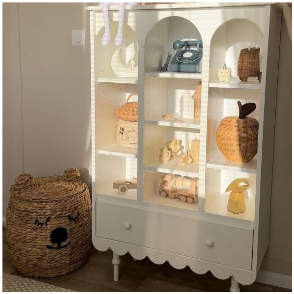 Babushka Small Bookshelf - White