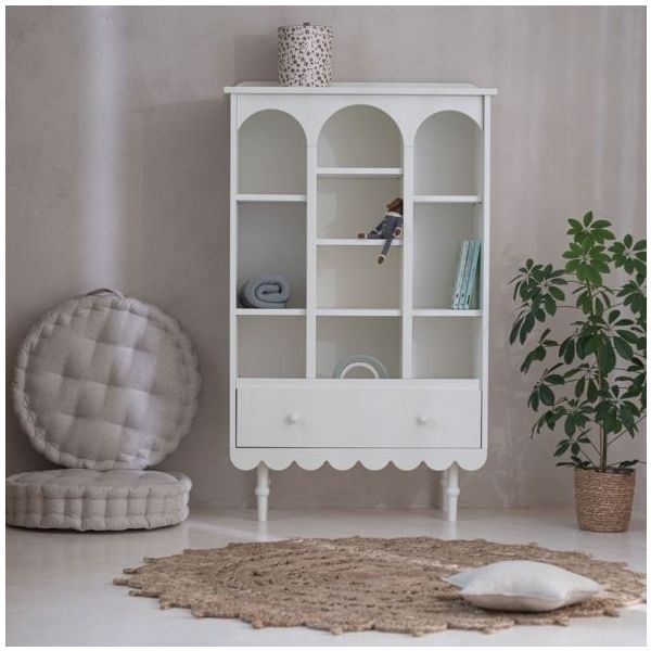 Babushka Small Bookshelf - White