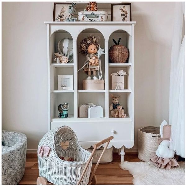 Babushka Small Bookshelf - White