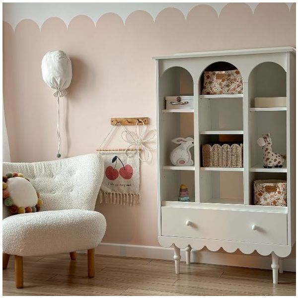 Babushka Small Bookshelf - White