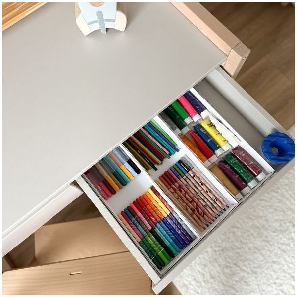 Basic Desk - Beech / Cashmere - From Age 7