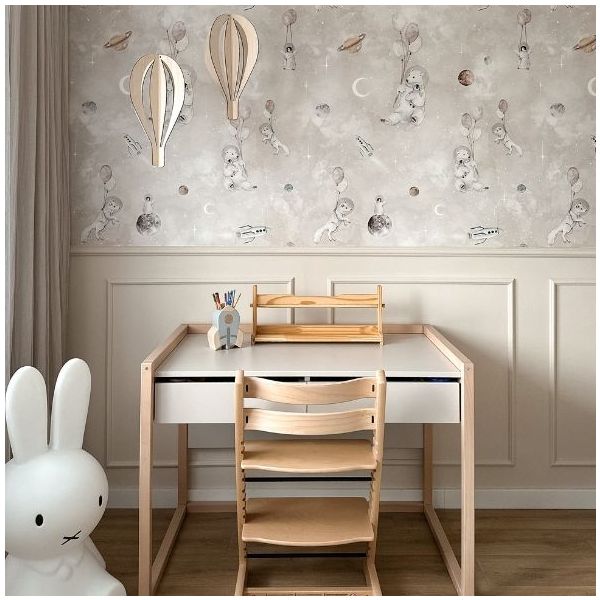 Basic Desk - Beech / Cashmere - From Age 7