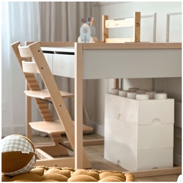 Basic Desk - Beech / Cashmere - From Age 7