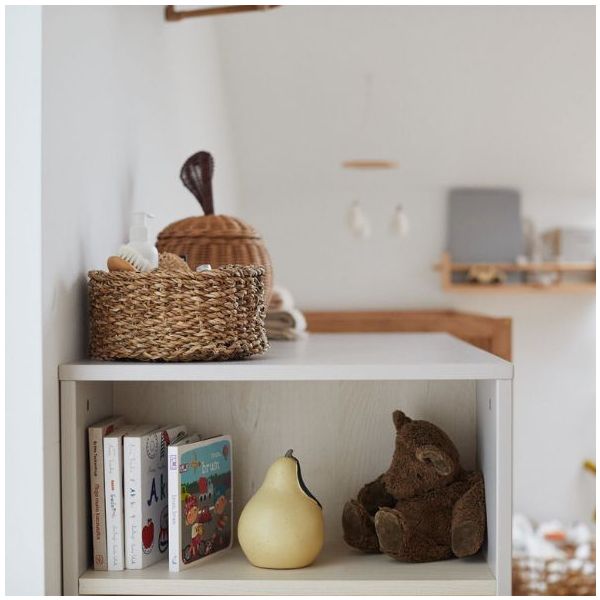 Basic Dresser with Side Shelves - Beech / Cashmere