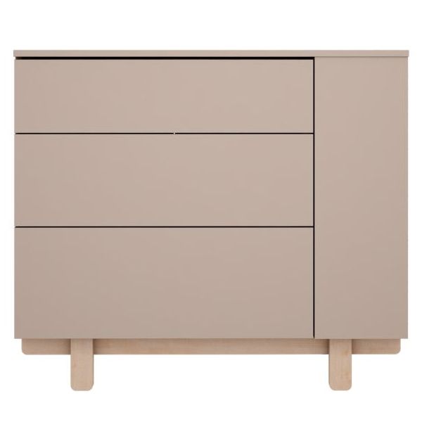 Basic Dresser with Side Shelves - Beech / Truffle