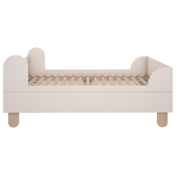 Lit junior Basic 80 x 160 cm - Hêtre / Blanc