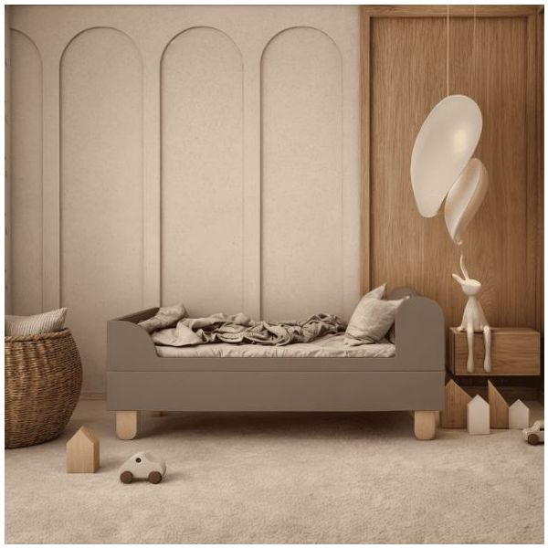 Basic Junior Bed 80 x 160 cm - Beech / Truffle