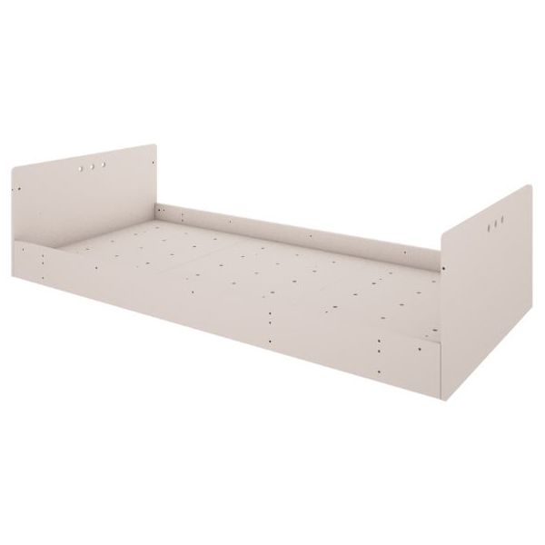 Lit supérieur simple Basic 90 x 200 cm - Blanc