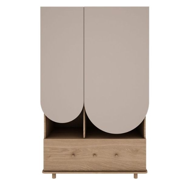 Bloom Wardrobe - Oak / Cashmere