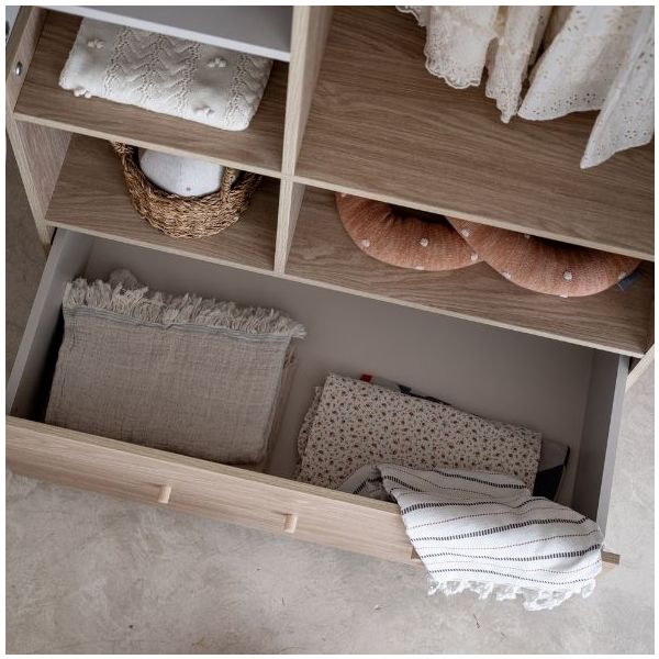 Bloom Wardrobe - Oak / Cashmere