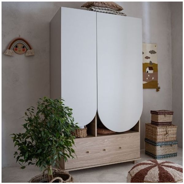 Bloom Wardrobe - Oak / Cashmere