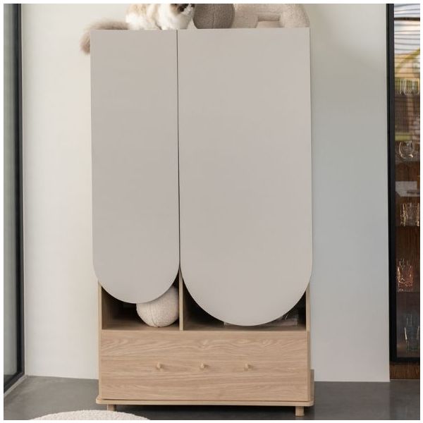 Bloom Wardrobe - Oak / Cashmere