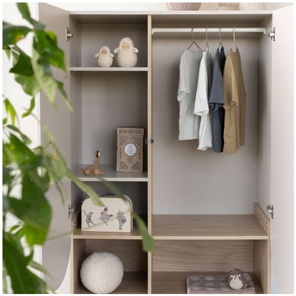 Bloom Wardrobe - Oak / Cashmere