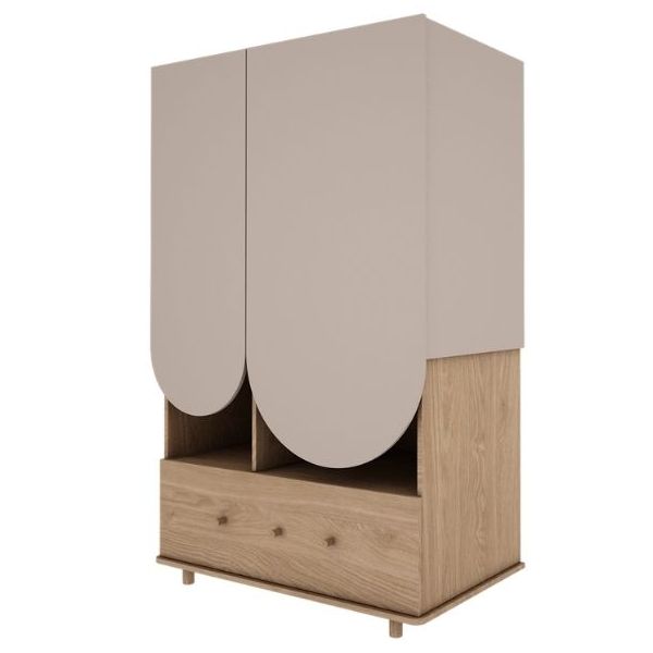 Bloom Wardrobe - Oak / Cashmere