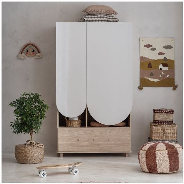 Bloom Wardrobe - Oak / Cashmere