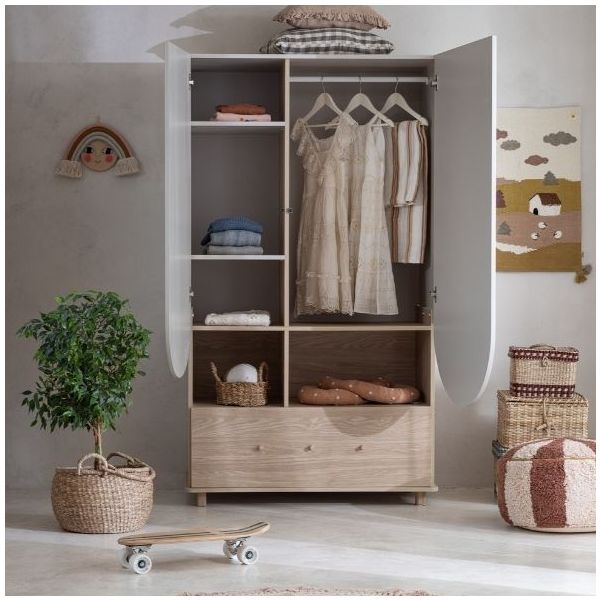 Bloom Wardrobe - Oak / Cashmere