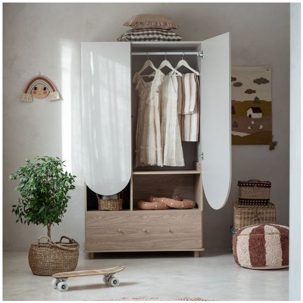 Bloom Wardrobe - Oak / Cashmere
