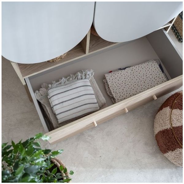 Bloom Wardrobe - Oak / Cashmere