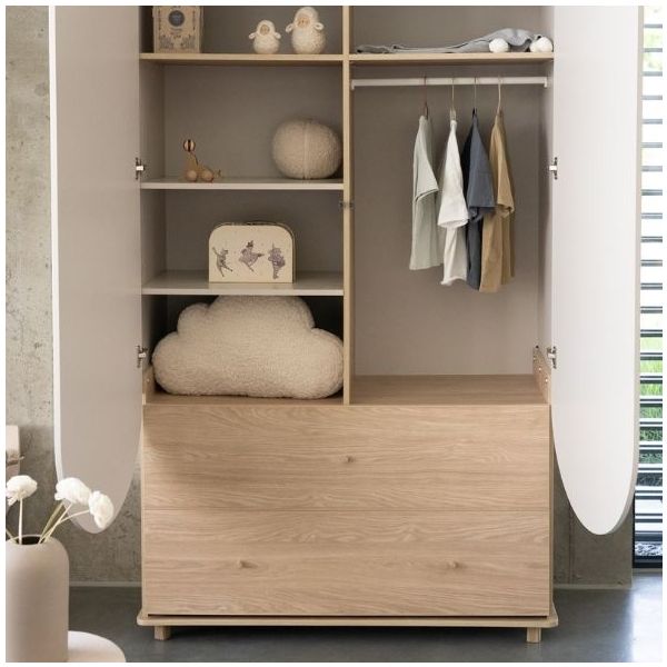 Bloom Wardrobe XL - Oak / Cashmere