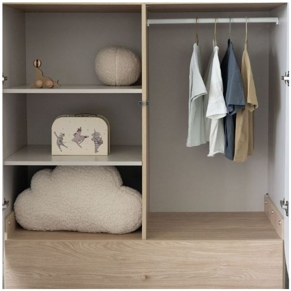 Bloom Wardrobe XL - Oak / Cashmere