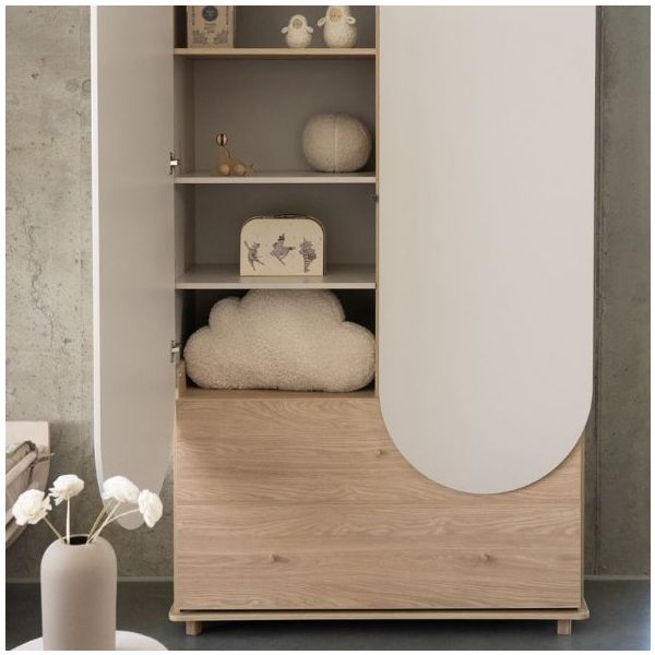 Bloom Wardrobe XL - Oak / Cashmere