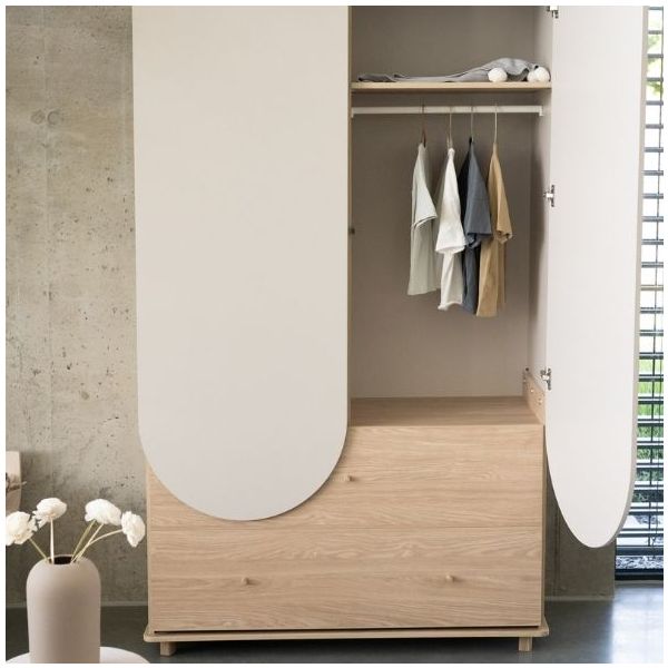 Bloom Wardrobe XL - Oak / Cashmere