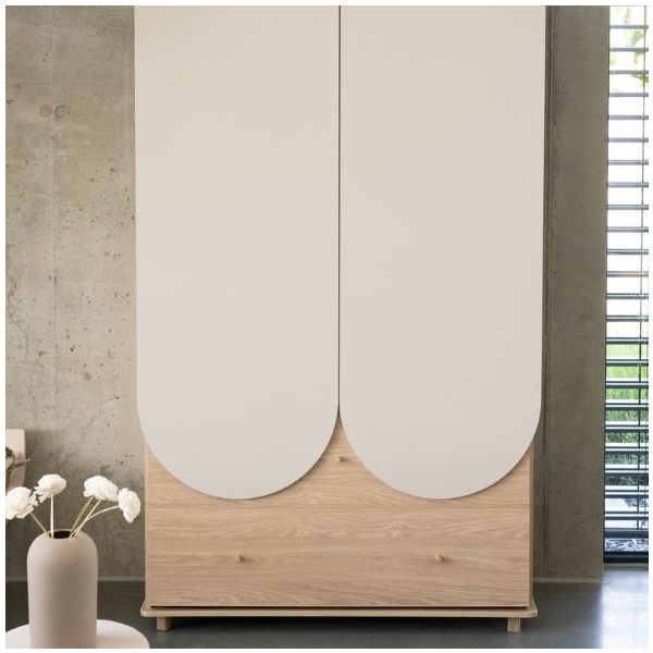 Bloom Wardrobe XL - Oak / Cashmere
