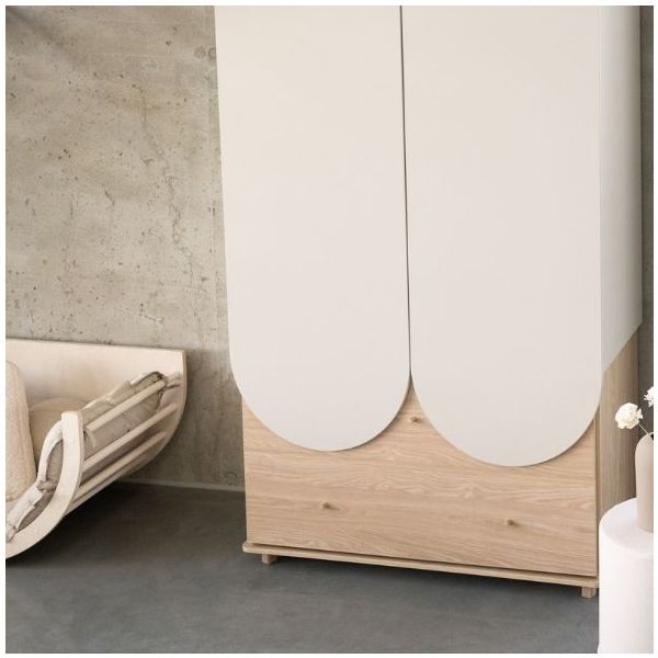 Bloom Wardrobe XL - Oak / Cashmere
