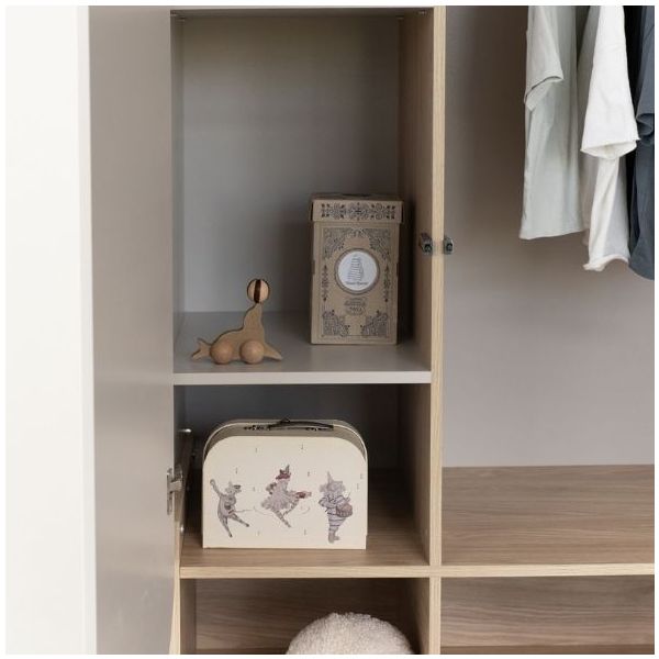 Bloom Wardrobe XL - Oak / Cashmere