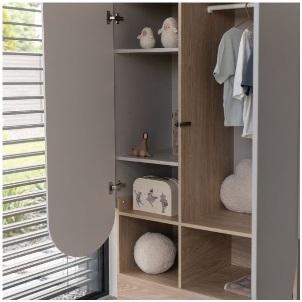 Bloom Wardrobe XL - Oak / Cashmere