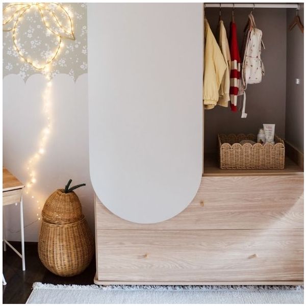 Bloom Wardrobe XL - Oak / Cashmere