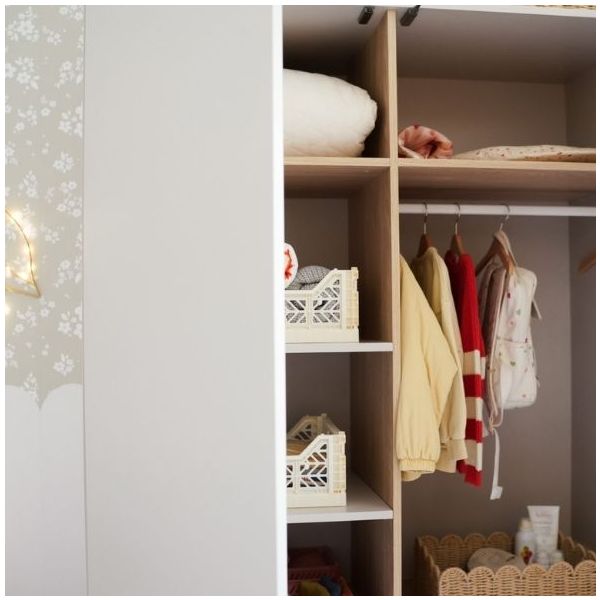 Bloom Wardrobe XL - Oak / Cashmere