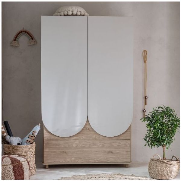 Bloom Wardrobe XL - Oak / Cashmere