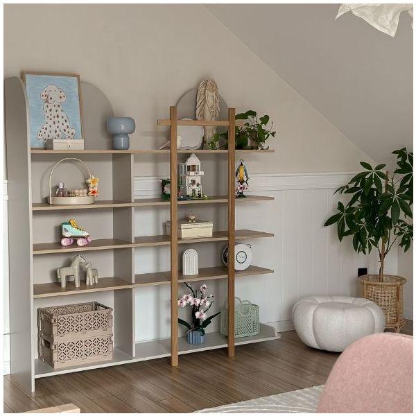 Bloom Bookcase XL - Oak / Cashmere