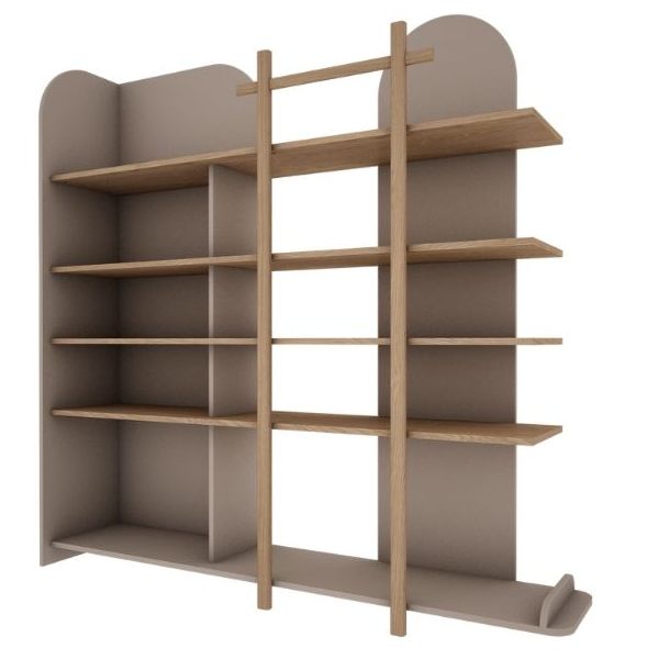 Bloom Bookcase XL - Oak / Cashmere