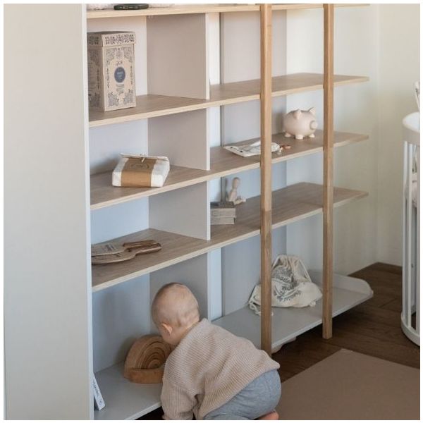 Bloom Bookcase XL - Oak / Cashmere