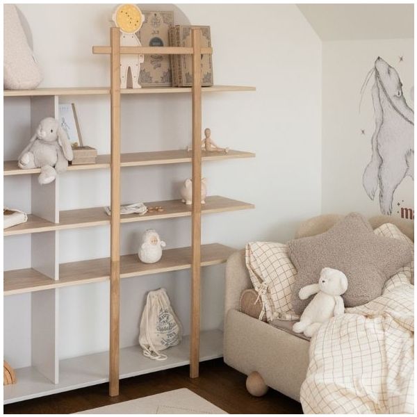 Bloom Bookcase XL - Oak / Cashmere