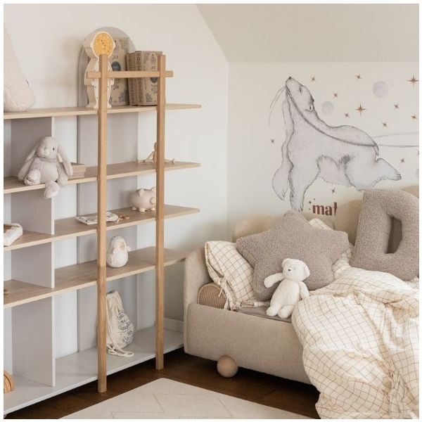 Bloom Bookcase XL - Oak / Cashmere