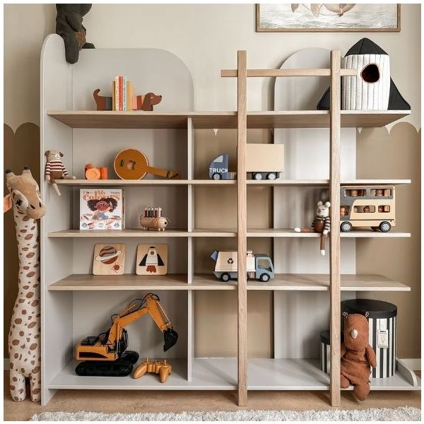 Bloom Bookcase XL - Oak / Cashmere
